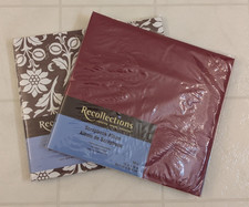  2 Recollection 12"x12" Scrapbook Album 10 Top Load Pgs W/ Scrapbook Sheets NEW