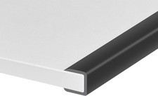 Rubber Edge Trim, Self-Adhesive U Channel Fit 1/2"- L10', Black