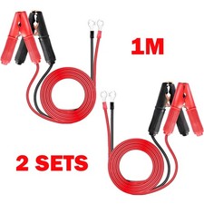 2 Sets 30A Alligator Clips Booster Jumper Cable For Car Battery Charging Charger