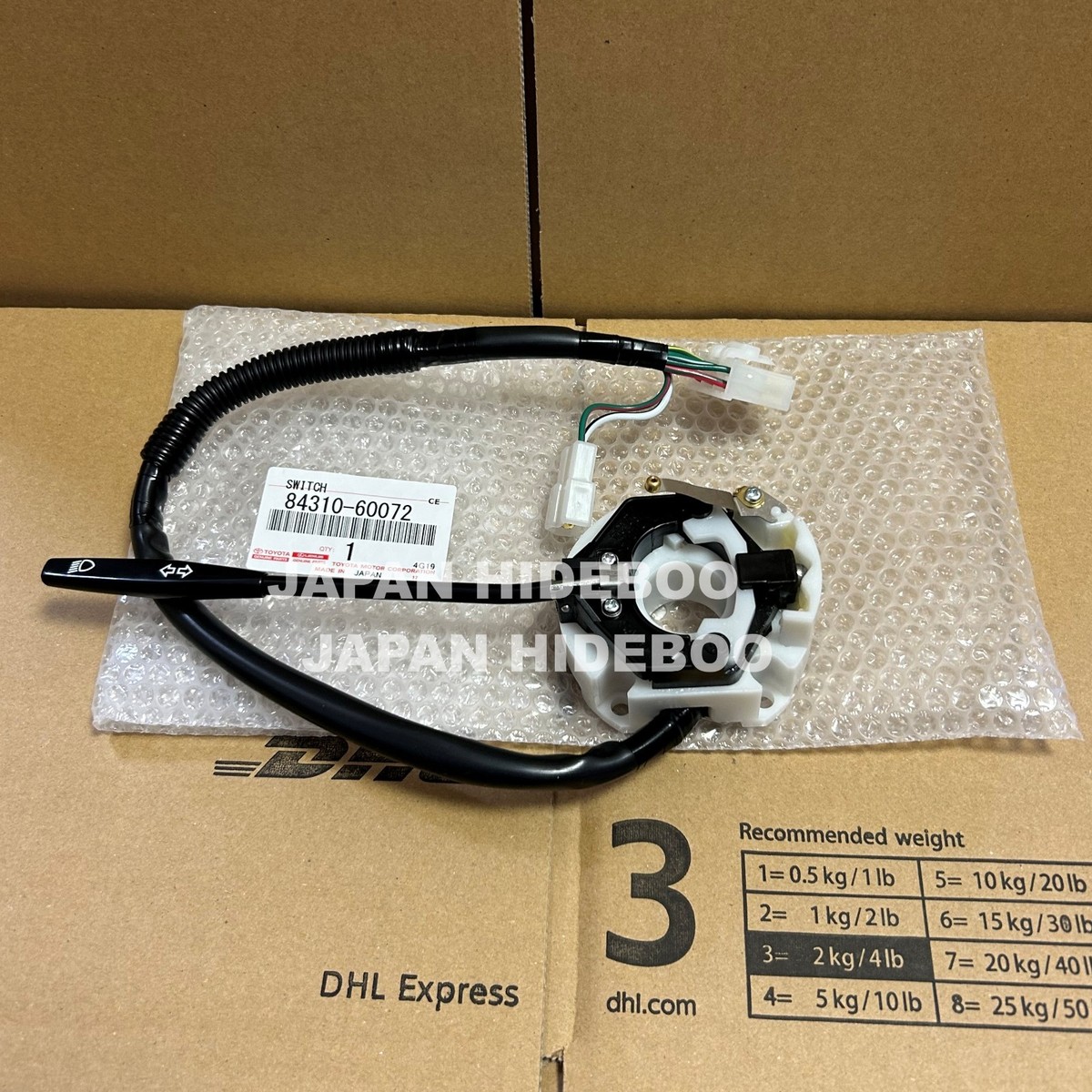 小野寺 1.95キロ NEW】Toyota Genuine Land Cruiser SWITCH ASSY TURN SIGNAL 84310