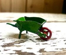 Vintage Britains Lead Garden Wheelbarrow Original Johillco