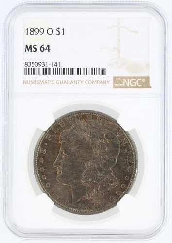 1899-O Morgan Silver Dollar NGC MS64 S$1 New Orleans Minted No Reserve