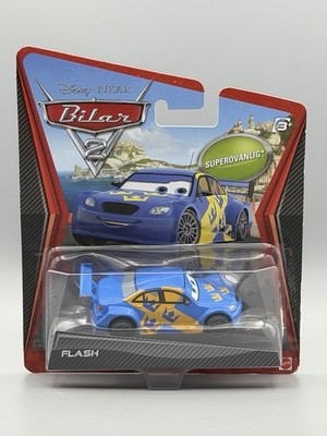 Disney Pixar Cars 2 Flash Swedish Racer Super Chase (4000 Made)