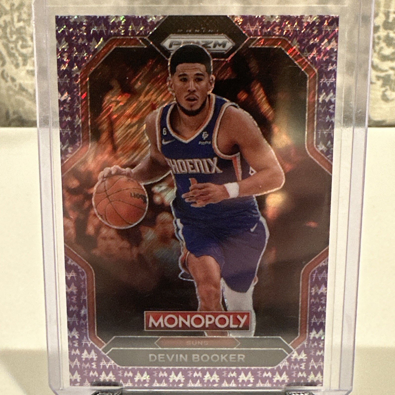 2022-23 Panini Prizm Monopoly -Devin Booker #PS10 Purple Money Shimmer Prizm /50