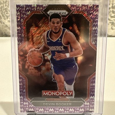 2022-23 Panini Prizm Monopoly -Devin Booker #PS10 Purple Money Shimmer Prizm /50