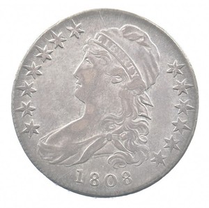 1808 Capped Bust Half Dollar O-106A R2 a5069