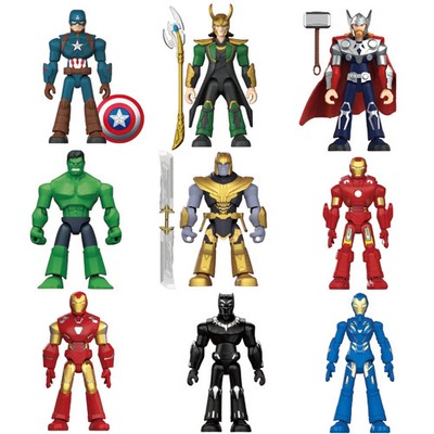 Blokees Marvel Galaxy Version 01: Super Alliance (Box of 9 Individually Boxed) M