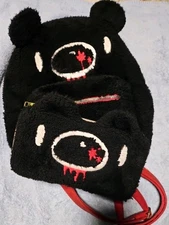 Pre-loved Bioworld Gloomy Bear Furry Mini Backpack