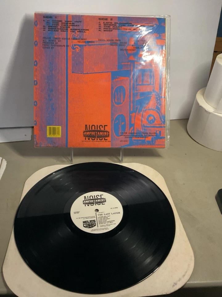 Helios Creed - The Last Laugh Vinyl 1989 Amphetamine Reptile A5 - Image 3 of 3