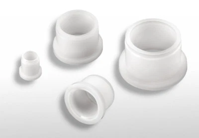 MARKENLOS 4 Bearing Bushings/Spacers/Sleeve with Collar, Plastic/PA, Natural Colours