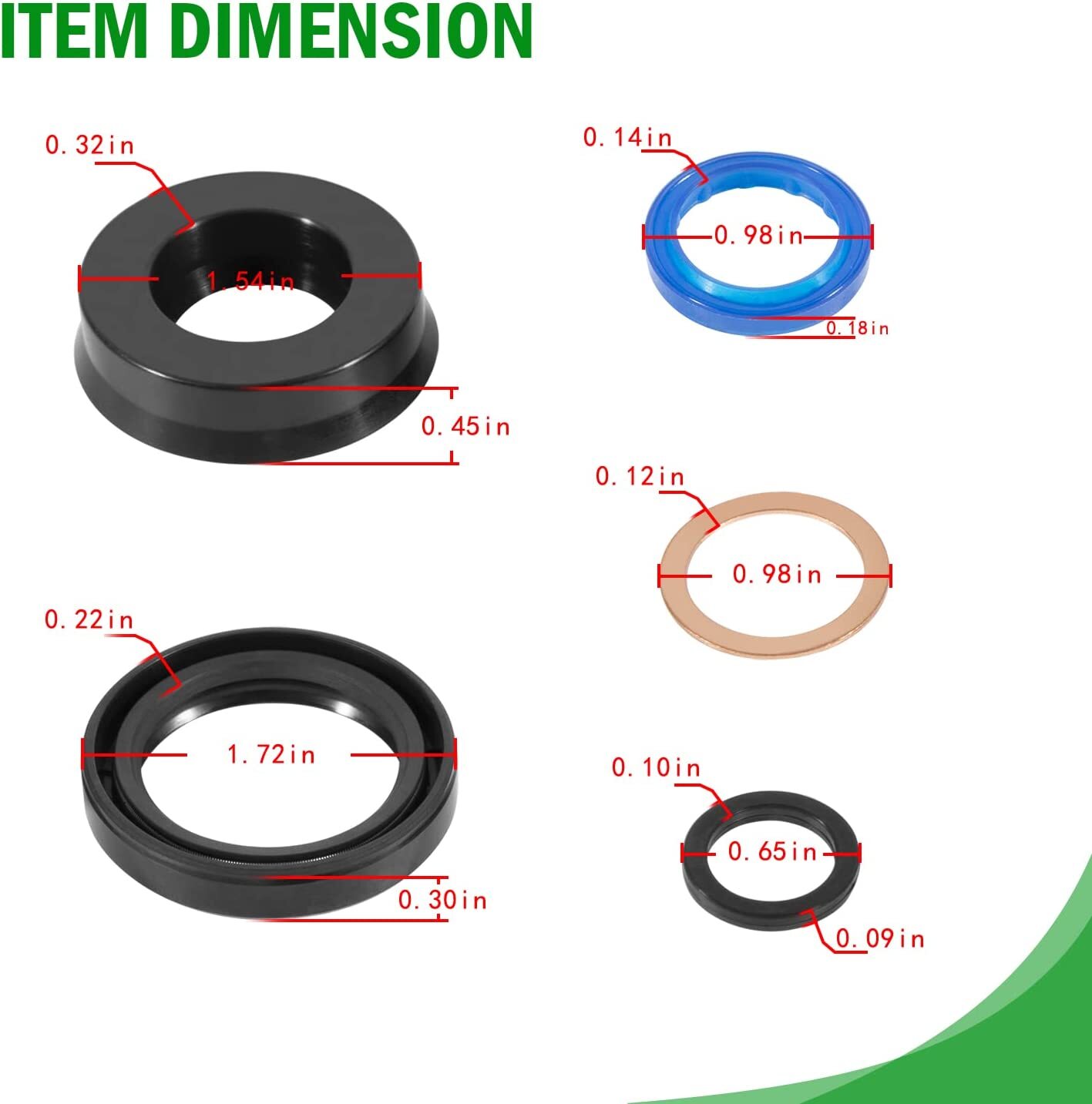 328.12002 Series Floor Jack Seal Kit for Sears Craftsman Floor Jack 1.5