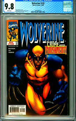 WOLVERINE 132 CGC 9.8 WP NEW Non-Circulated CASE Modern Age MARVEL COMICS 1998