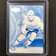 2021-22 Metal Universe Nhl Cole Caufield Base Rookie Cyan Printing Plate 1/1