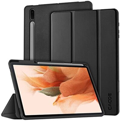    Hülle Kompatibel mit Samsung Galaxy Tab S7 FE 12.4 5G/ S8+ Plus 5G 2022/ S7+