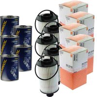 5X Original Mahle / Knecht ÖLfilter OX 774D + 5X SCT Motor Flush MotorspüLung