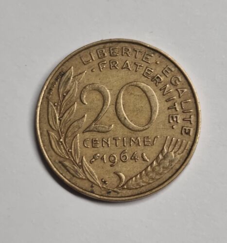 20 CENTIMES 1964 FRANCE - Afbeelding 1 van 2