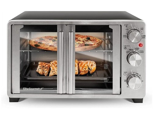 Bake, Roast broiler Healthy Fryer 25L Double French Door Air Fryer Toaster Oven