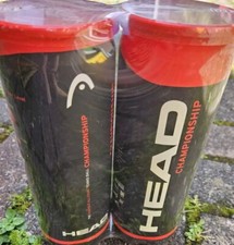 Image of HEAD CHAMPIONSHIP TENNIS BALLS Pack of 3 BALLS X 2 PACKS 6 BALLS IN TOTAL