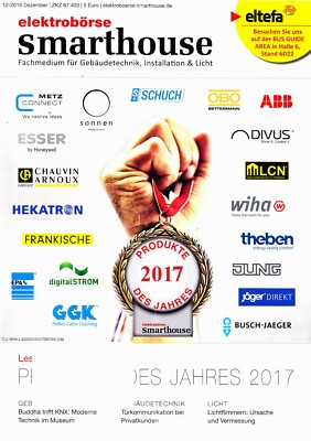 elektrobörse Smarthouse 12/2016: Förderfähig-Modernisieren mit Türkommunikation