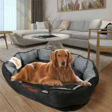 Weiches Hundebett Mit Wasserdichtem Kortex – Abnehmbares Kissen In Verschiedenen Größen
