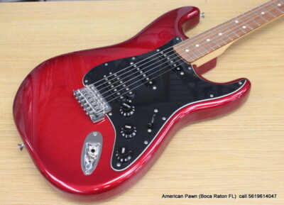 2018 FENDER STRATOCASTER MIDNIGHT RED WINE MADE IN MEXICO SPECIAL