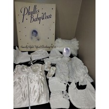 Vintage Phyllis Baby Wear Smartly Styled Infants Christening Set Plus A Few Extr