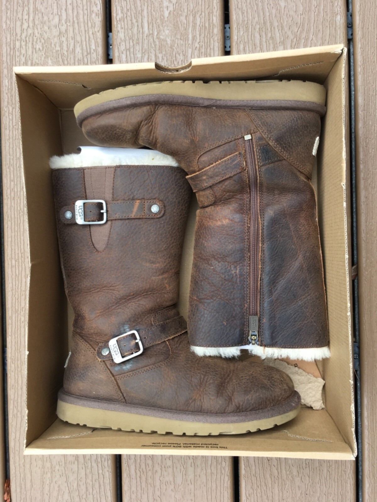leather ugg boots
