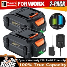 2Pack For WORX 20 Volt 3.5AH Extend Lithium Battery WA3520 WA3525 WA3575 WG155