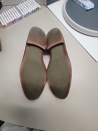 Aston Grey Collection Grenasien Herren Größe 13 Leder Oxford Elegant Schuhe Mandel - Bild 7 von 17