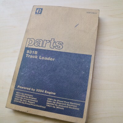 CAT Caterpillar 931B Track Loader Parts Manual Book Catalog 25Y series crawler 