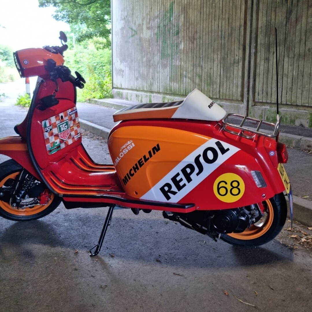 Scooter 600mm Whippy Aerial Antenna- Vespa Lambretta Royal Alloy