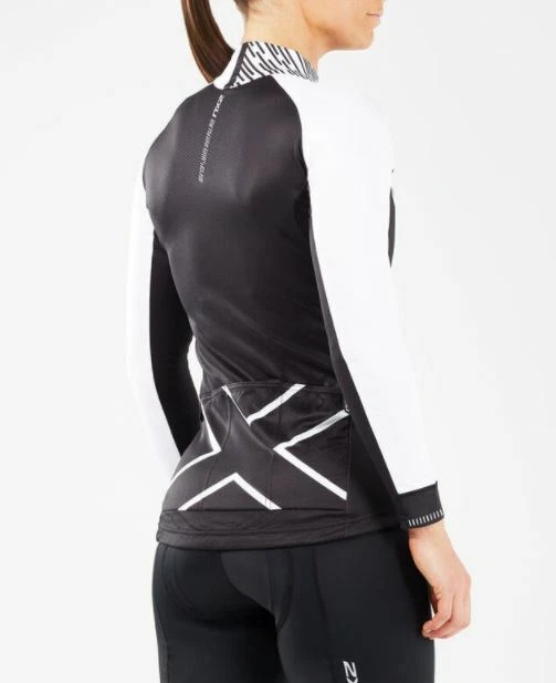 2XU Women's Thermal Long Sleeve Cucle Jersey - Image 3 of 4