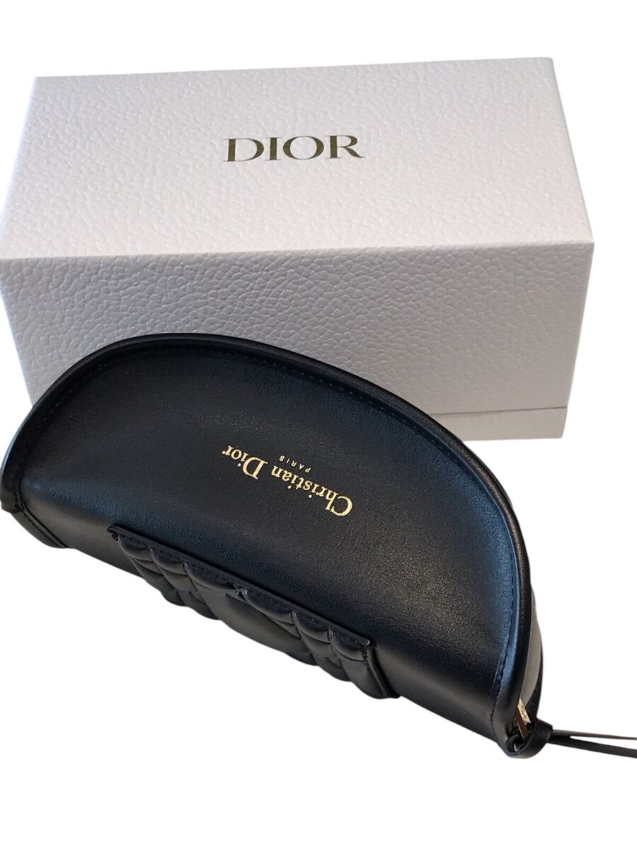 Dior Cannage X-Large black sunglasses zipper Set Case Cloth Dior Cannage X-Large black sunglasses zipper Set Case Cloth