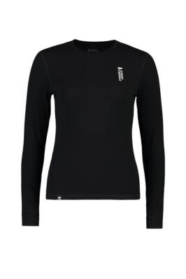Mons Royale Damen Cascade Merino Flex 200 LS Base Layer Top schwarz