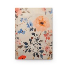 5.75"x8" Hardcover Journal  Floral Print