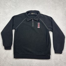 United States Marine Corps men  s sweatshirt black medium collar zip semperfi