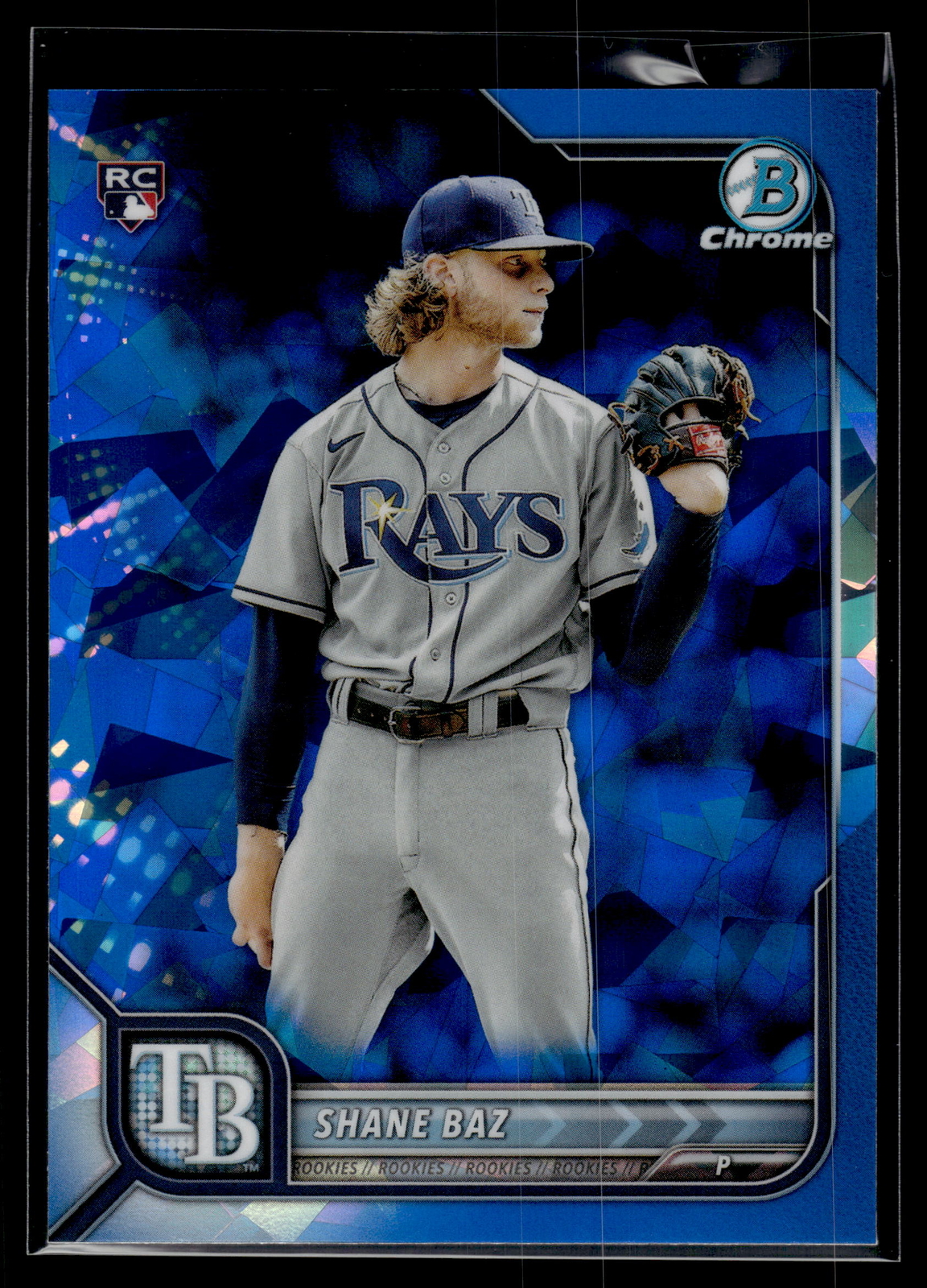 Shane Baz 2022 Bowman Chrome Sapphire Edition Card #66