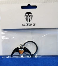 Spanish Football Club Valencia BAT Symbol Official Metal Keychain with Logo BNIP