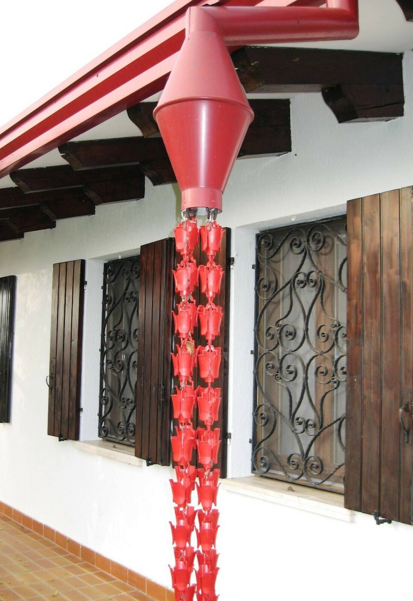 Gocciolatoio - Catene Gocciolatoio Da Grondaia / Decorazioni Per Il Giardino