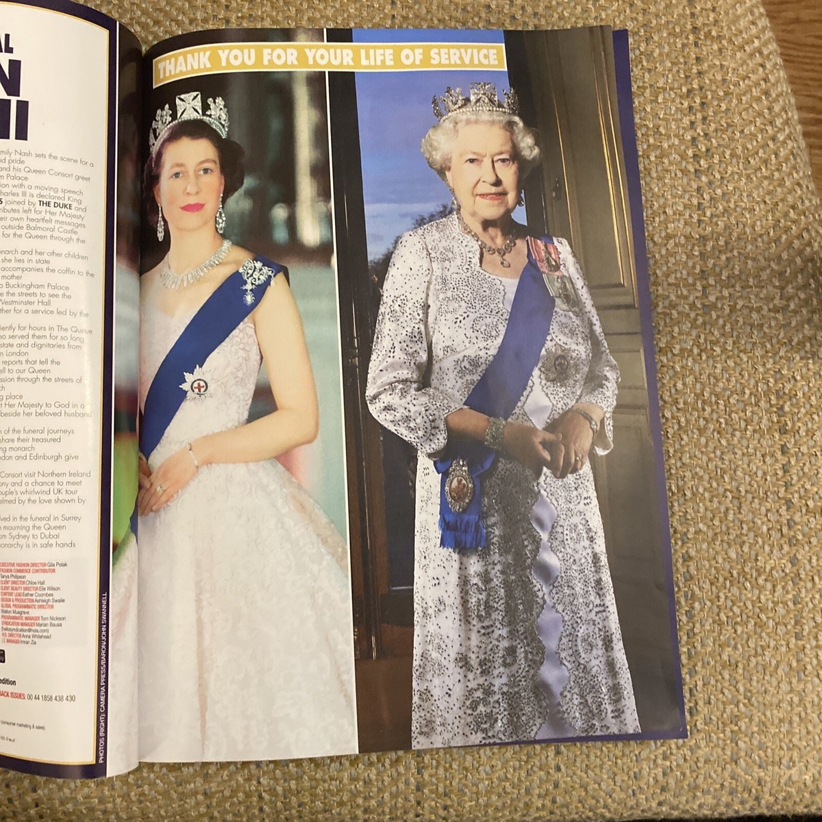 HELLO! ROYAL FUNERAL EDITION #1756 26 SEPT 2022 QUEEN ELIZABETH