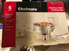 Chefmate 6 Quart Stainless Steel Chafing Dish