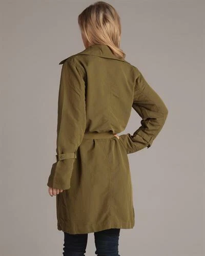G.E.T. ОЛИВКОВЫЙ ЗЕЛЕНЫЙ ВОДОНЕПРОНИЦАЕМЫЙ ПЛАЩ, ВЕЛИКОБРИТАНИЯ-10/12, США-M - Изображение 3 из 3