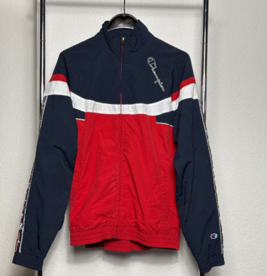 Vintage Champion Jacke, Gr. S, blau-rot-weiß