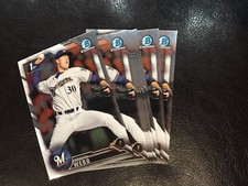 2016 Bowman Draft BDC-82 Braden Webb 10 count all chrome lot Milwaukee Brewers