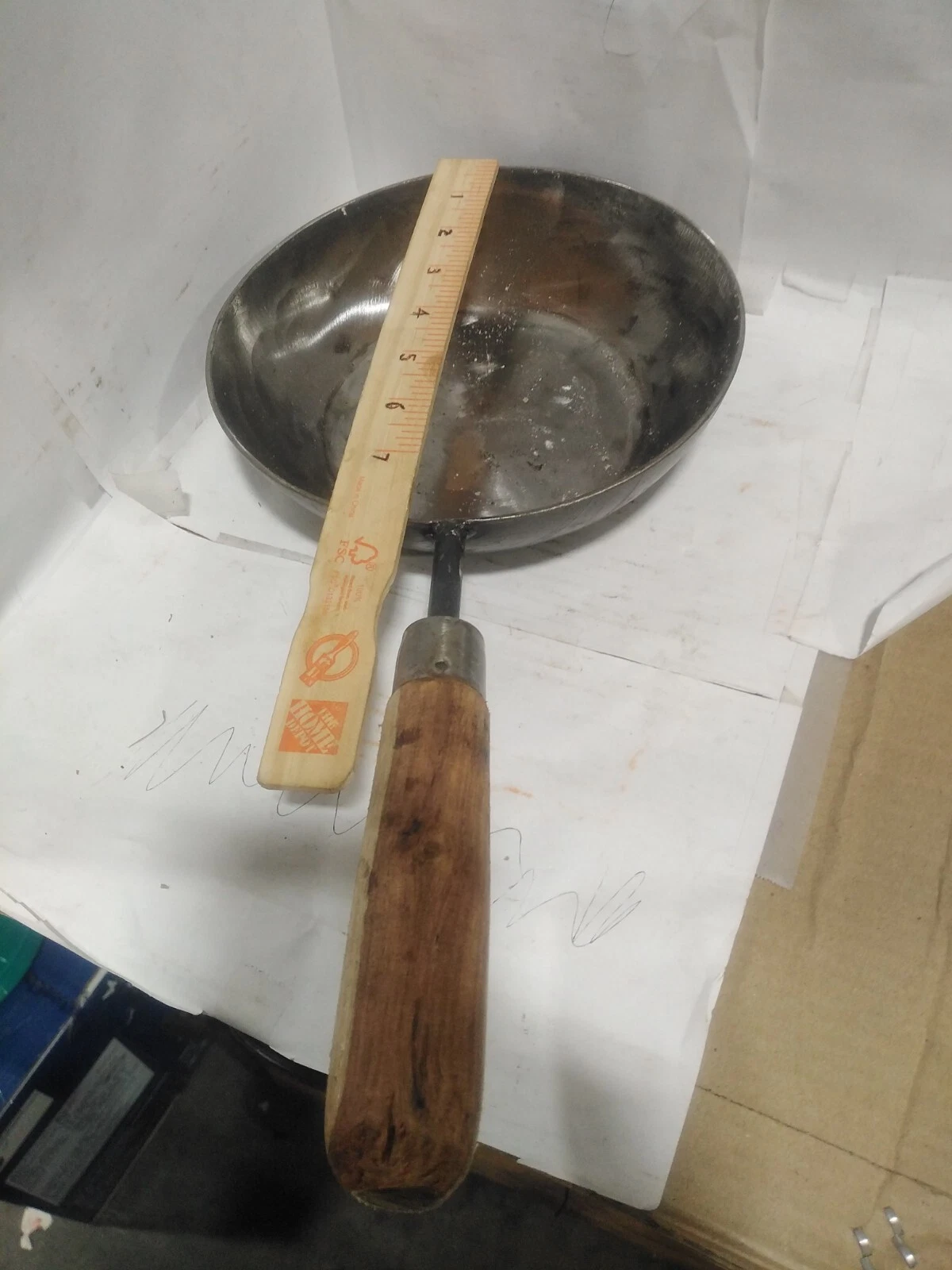 Handmade Traditional Iron 100 % sarabloha Frying Pan Raw Iron sarabloh 8 inch di