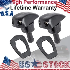 2 Universal Window Windshield Wiper Nozzle Sprayer Washer Spray Nozzle Sprinkler