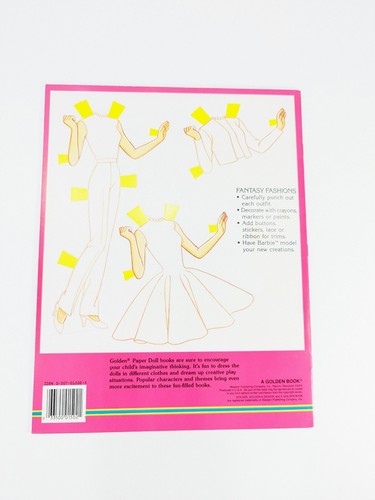Golden Books Barbie Novia Muñecas de Papel Precorte Moda 1502-5 NUEVAS 1993 - Imagen 2 de 6