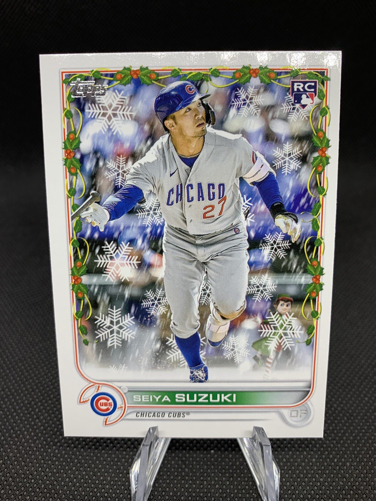 2022 Topps Holiday - Variation #HW177 Seiya Suzuki (RC) SSP - Ultra Rare - 🔥🔥