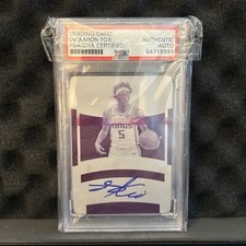 De’Aaron Fox National Treasure One Of One Magenta Plate
