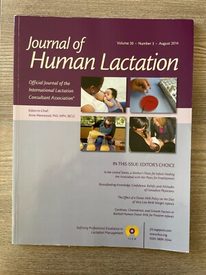 Journal of Human Lactation Band 30 Ausgabe 3 August 2014